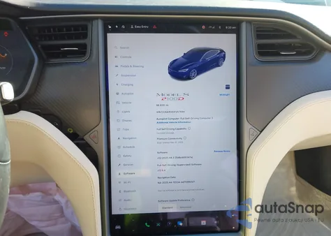 2018 Tesla Model S 100D/75D/P100D из США, поврежденный, VIN 5YJSA1E41JF257694